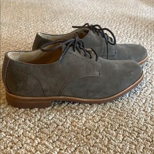 FRYE grey suede shoes